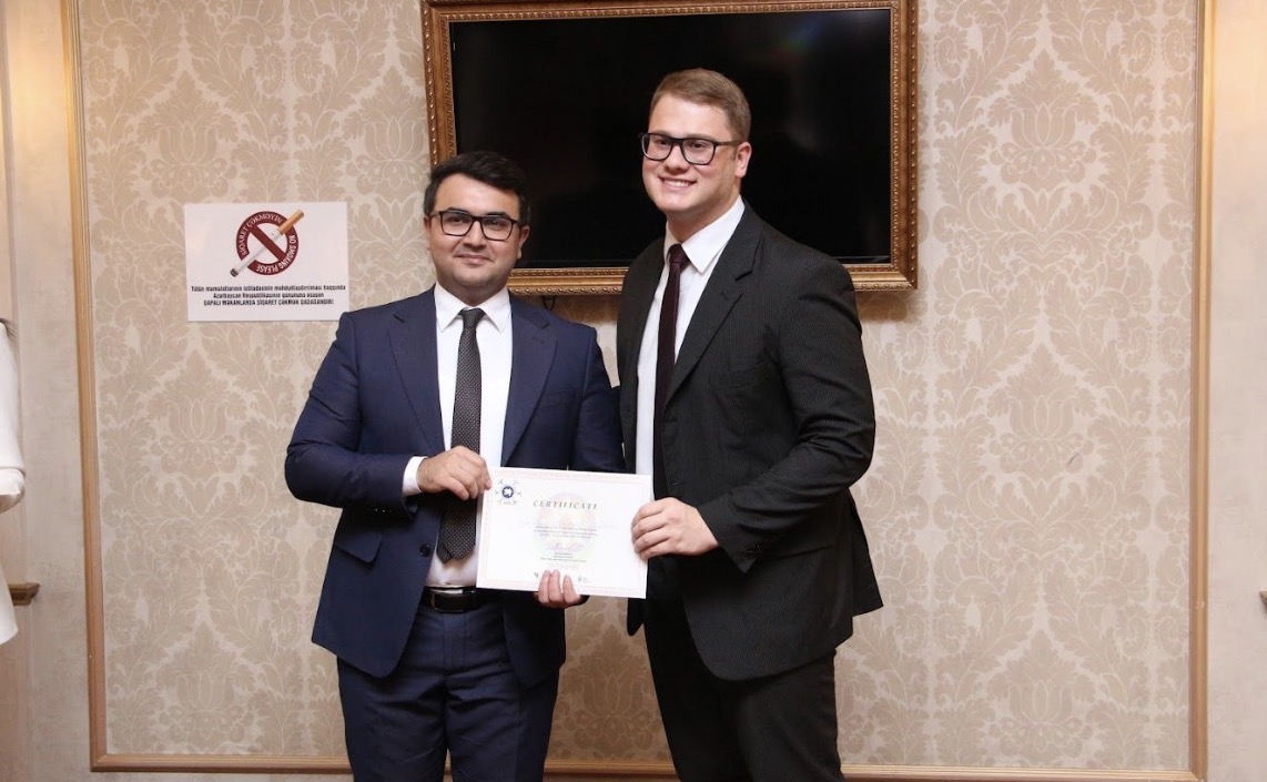 Recognition at an international legal program