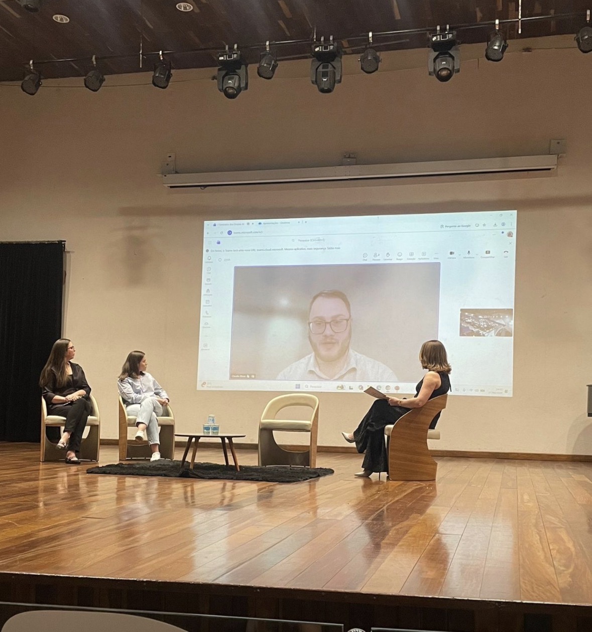 Joining a Brazilian panel virtually from Toronto